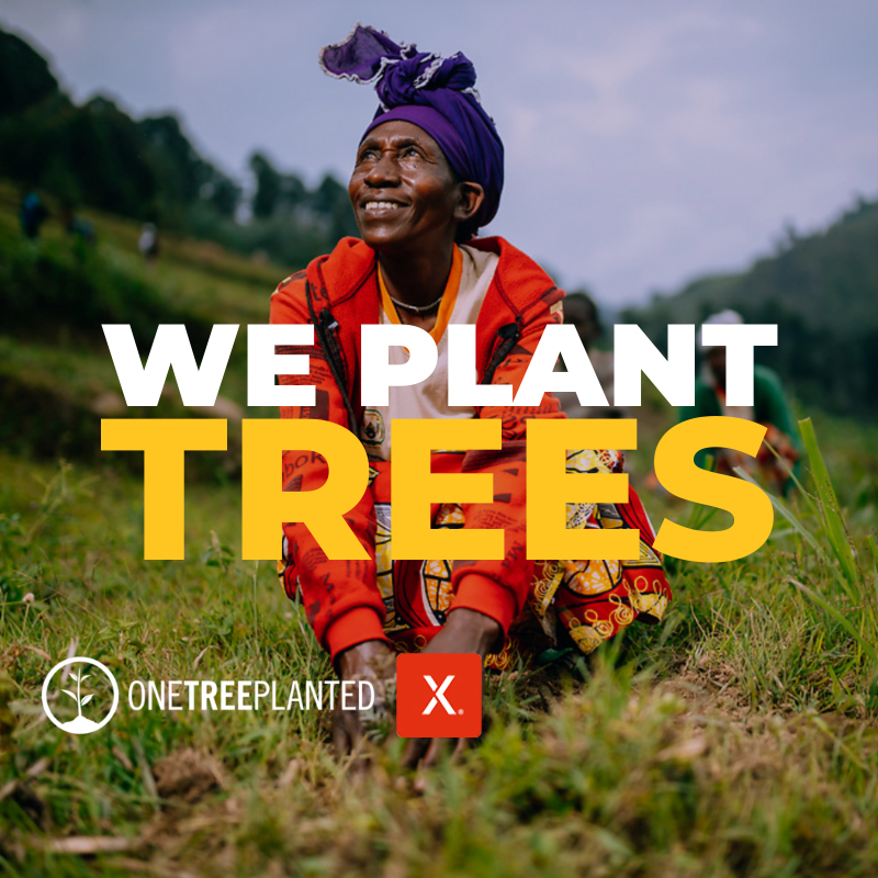 Vi odlar ett träd för varje såld Xplora