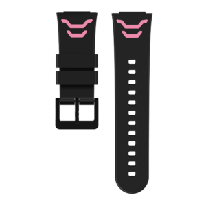 barnklocka armband rosa