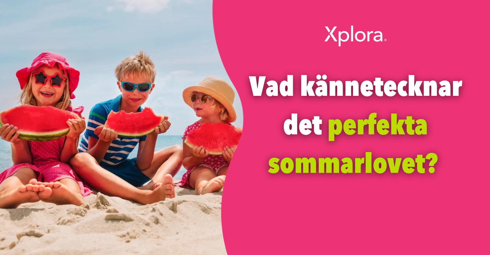 Vad kännetecknar det perfekta sommarlovet?