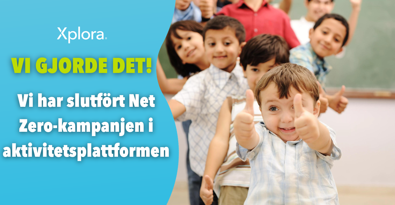 VI GJORDE DET! Vi har slutfört Net Zero-kampanjen i aktivitetsplattformen!