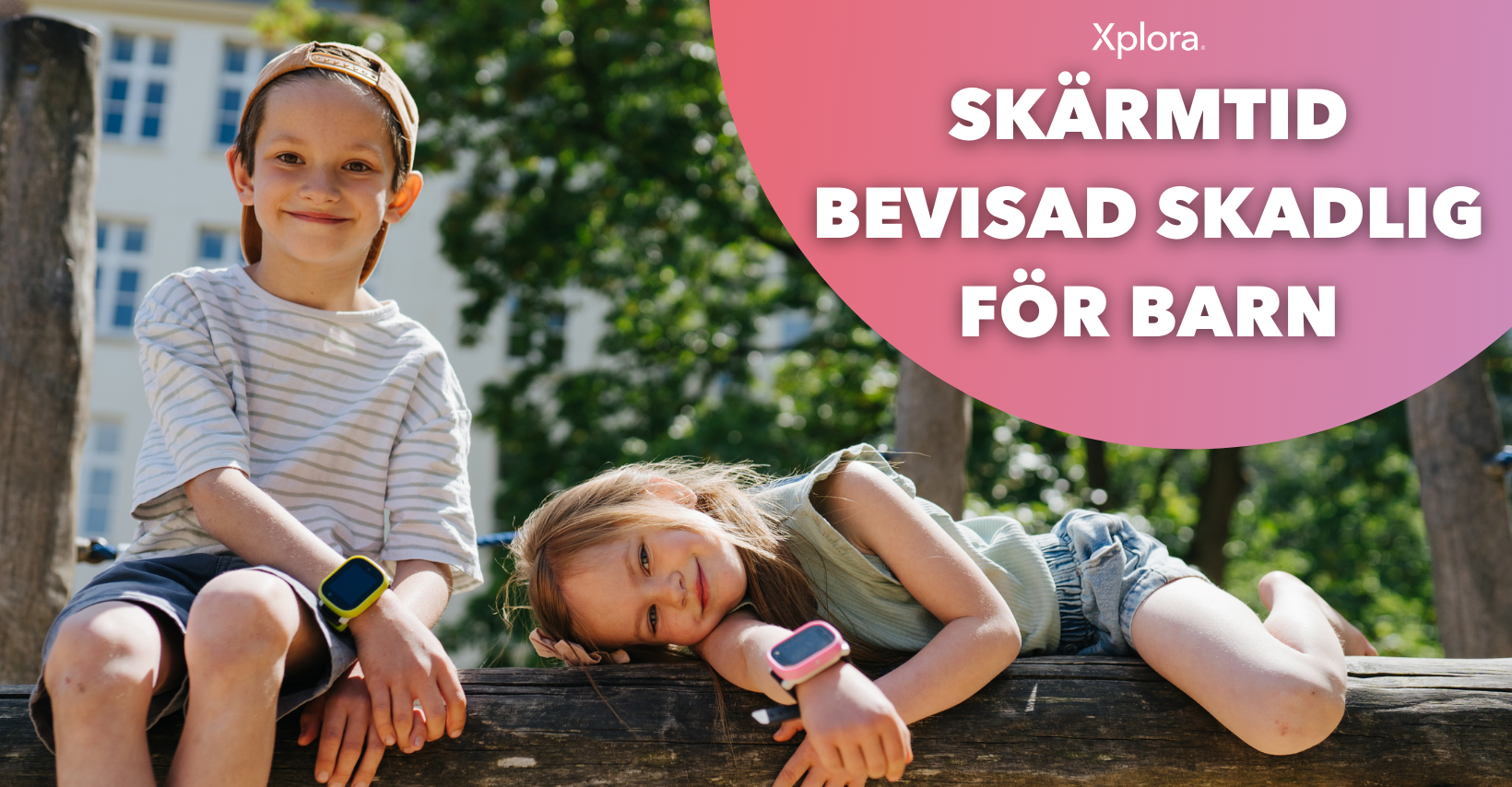Skärmtid bevisad skadligt för barn - max 1 h per dag